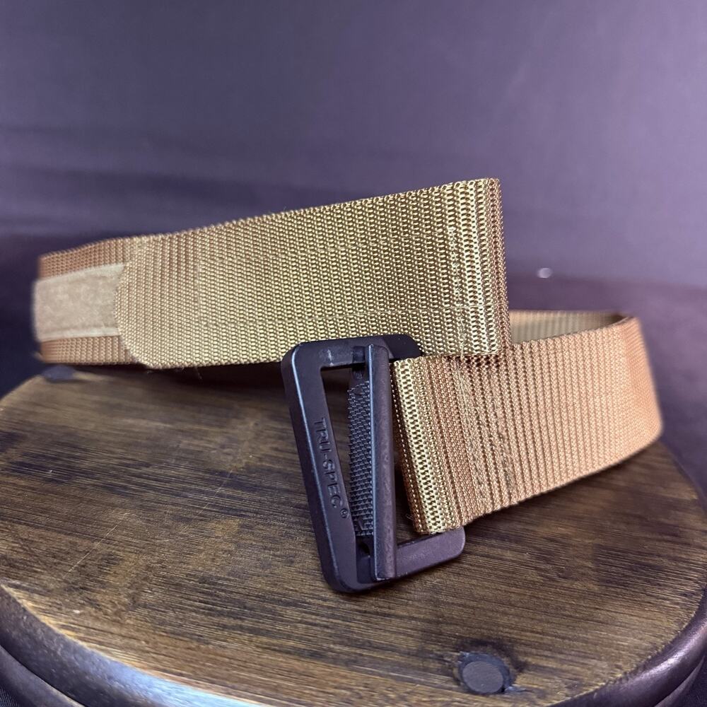 Tru-Spec Pro Series Tactical Belt Size Small Coyote Nylon Metal Buckle